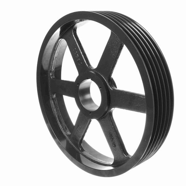5 Groove Cast Iron Bushed Bore Multiple Sheave, 5B5V200